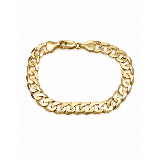 Pre Owned 9ct Curb Bracelet ZV897